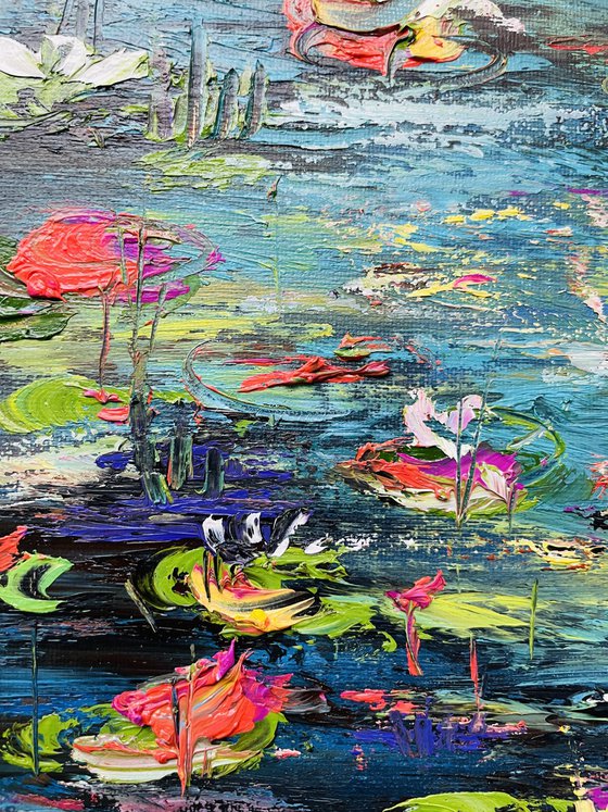 Waterlilies from the Monet Garden - Diptych