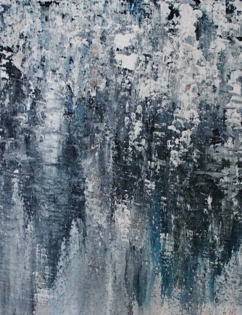 Abstract,black,white,christmas sale 1800 USD now 1400 USD. by Viorel Scoropan