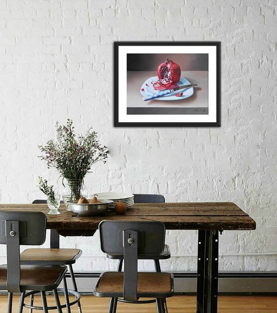 Still Life with a Pomegranate and Knife