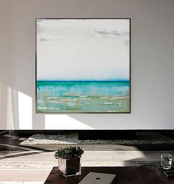 Gulf of Mexico 30x30" 76x76cm  Art by Bo Kravchenko