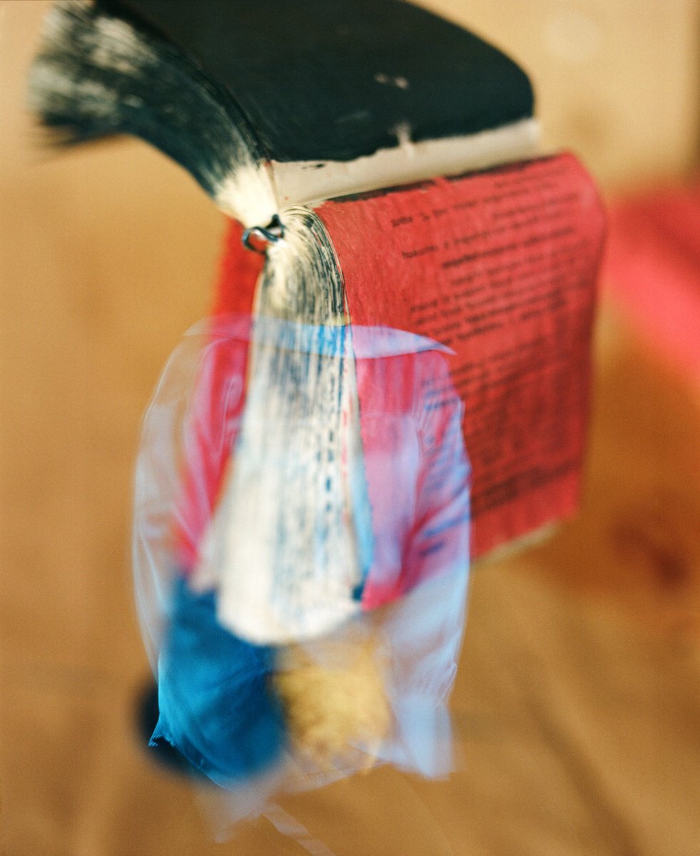 Abstract Still Life Photograph By Tania Serket, 18 X 22", Calendar And Blue Shirt 2, Original Artwork