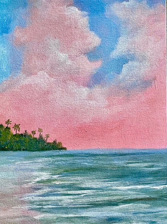 Original Pink Sunset Beach