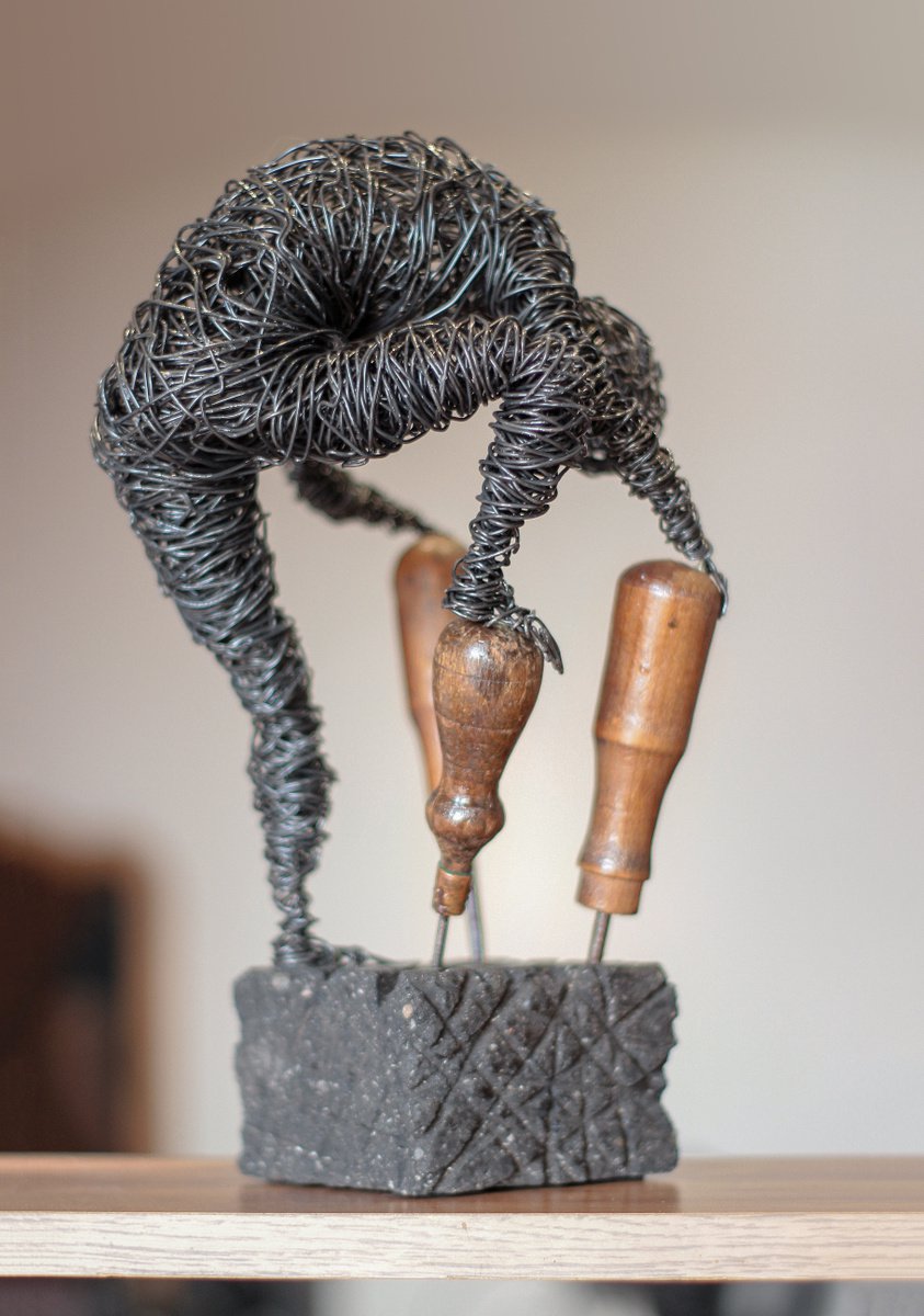 Expressive Sculpture , Heavy Work By Karen Axikyan, 8 X 13, Artwork For Sale On Artfinder