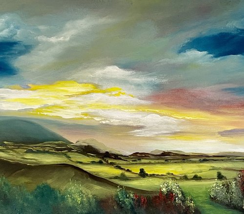 Sunlight over the Valley by Marja Brown