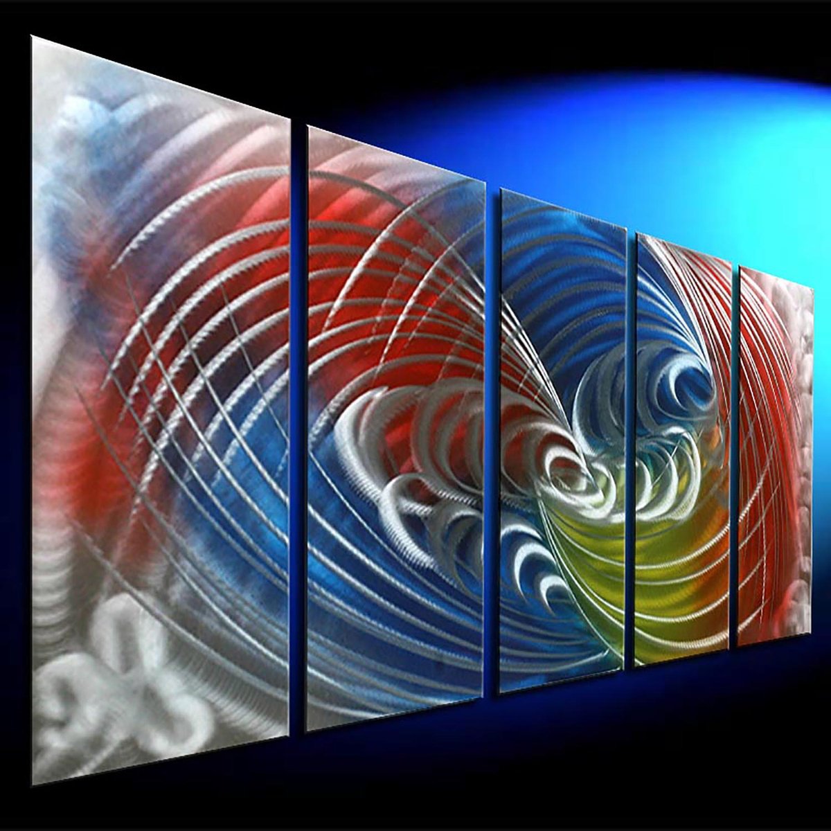 Abstract Painting By Dong Su, 64 X 25, Celestial Waves, Original Artwork