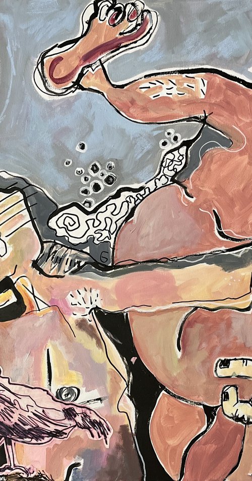 Mayhem by Sandy Kendall BA hons Painting