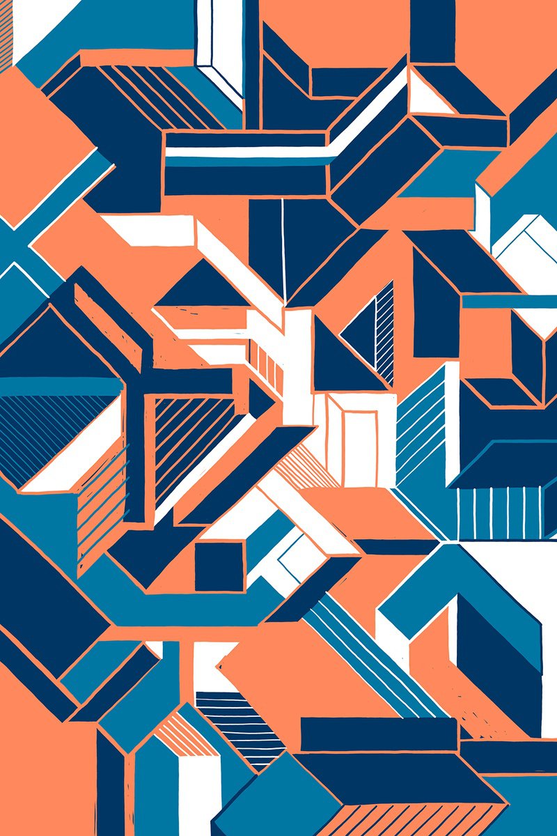 Abstract Cityscapes Giclee Print By Alasdair Willis, 16 X 23, Vestibules, Original Artwork