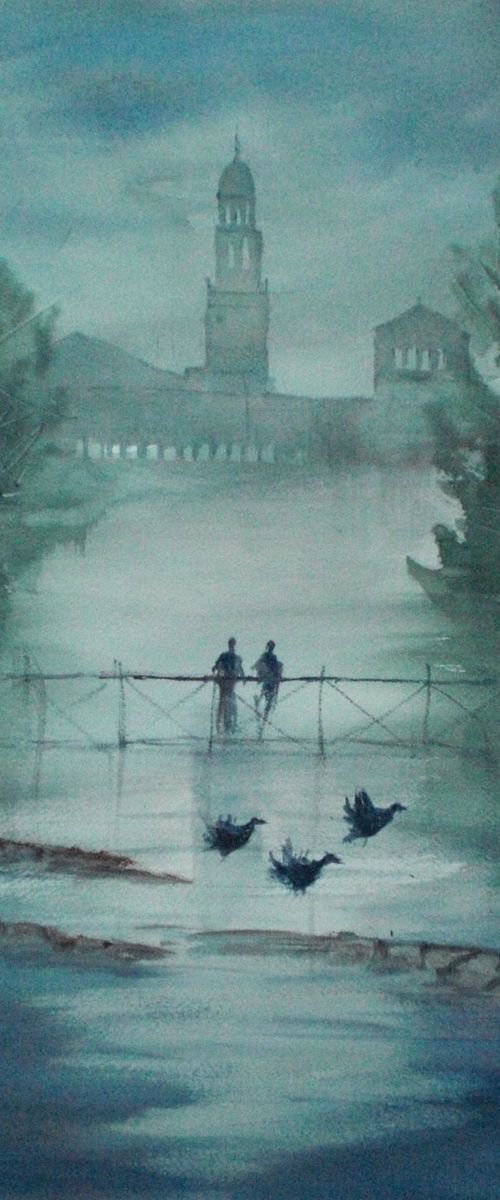 in the mist by Giorgio Gosti
