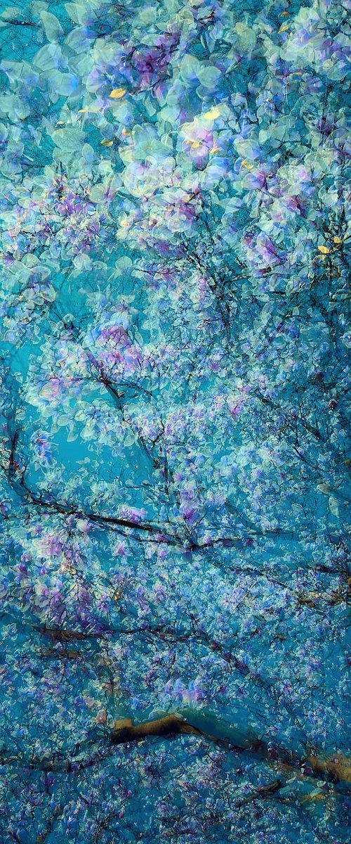 Ethereal Blooms in Blue #2 by Oleksandr Shapovalov