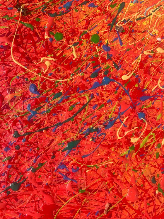 Tangerine Dawn - abstract sunrise