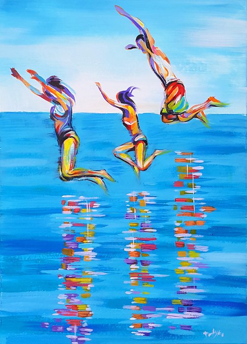 Jumping by Trayko Popov