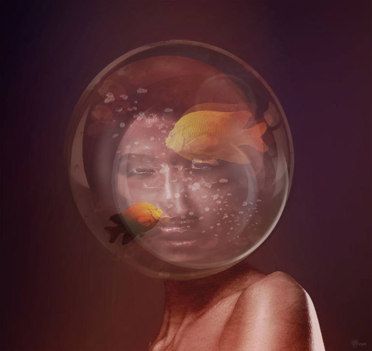 Photograph , Aquarium By Bojan Jevtic, 43 X 41, Artwork For Sale On Artfinder