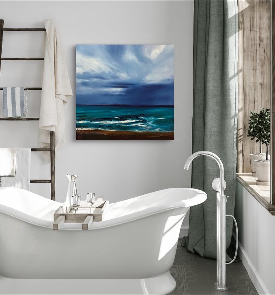 As the storm comes in