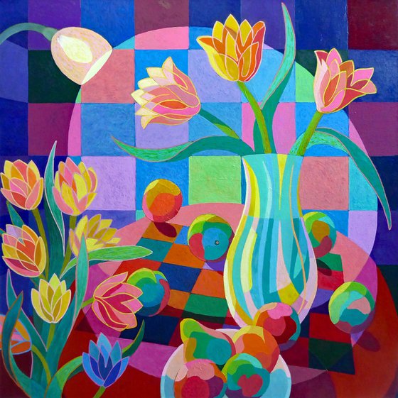 STILL LIFE UNDER SPOTLIGHT