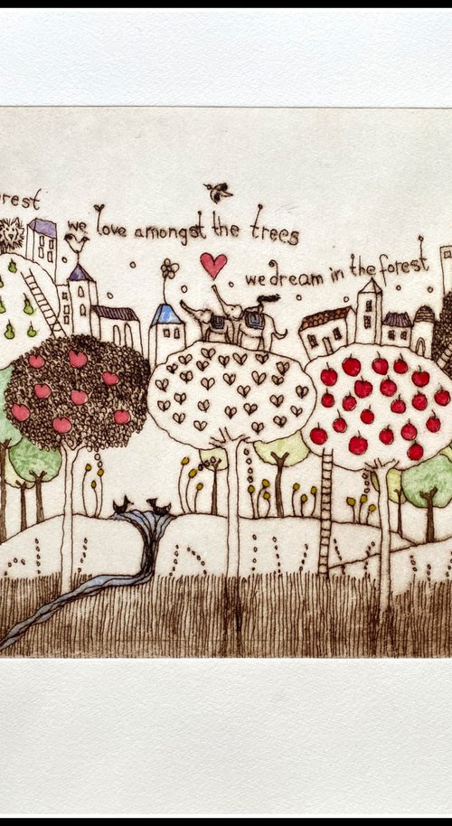 We live in the Forest, We love in the Forest by Mariann Johansen-Ellis