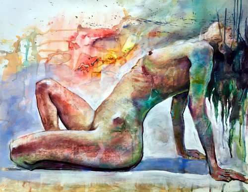 Nude Study by Anthony Barrow BA(Hons) Fine Art