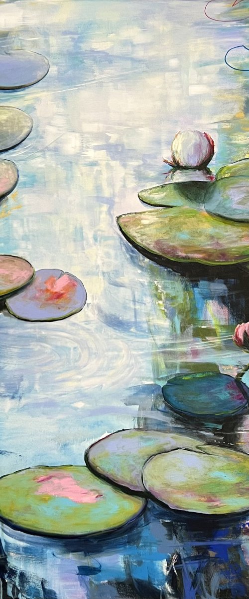 Sunshine On The Pond 8 by Sandra Gebhardt-Hoepfner