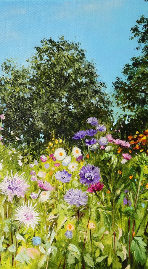 Vibrant Summer Garden by Natalia Shaykina