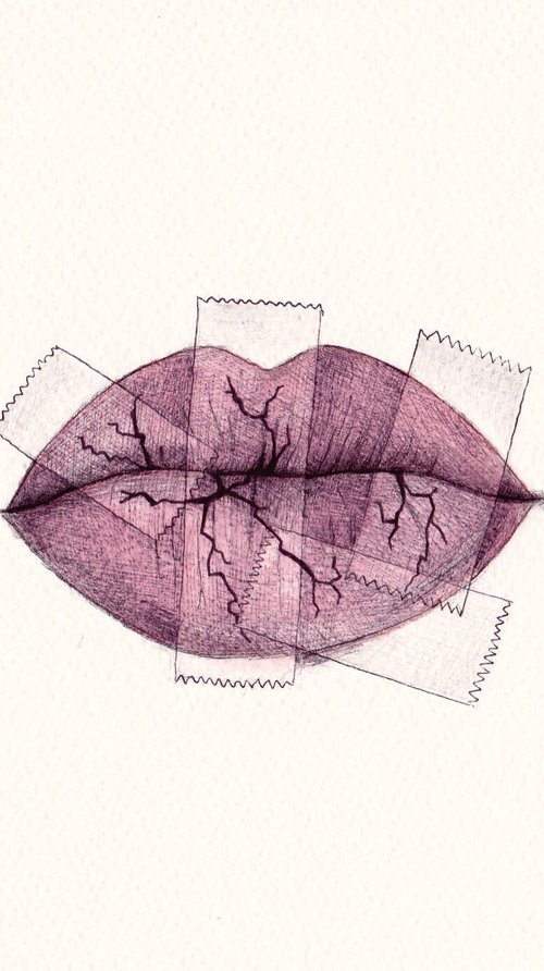 broken lips by Andromachi Giannopoulou