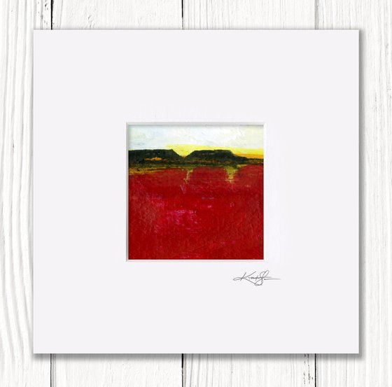 Mesa 123 - Southwestern Abstract Landscape Painting by Kathy Morton Stanion