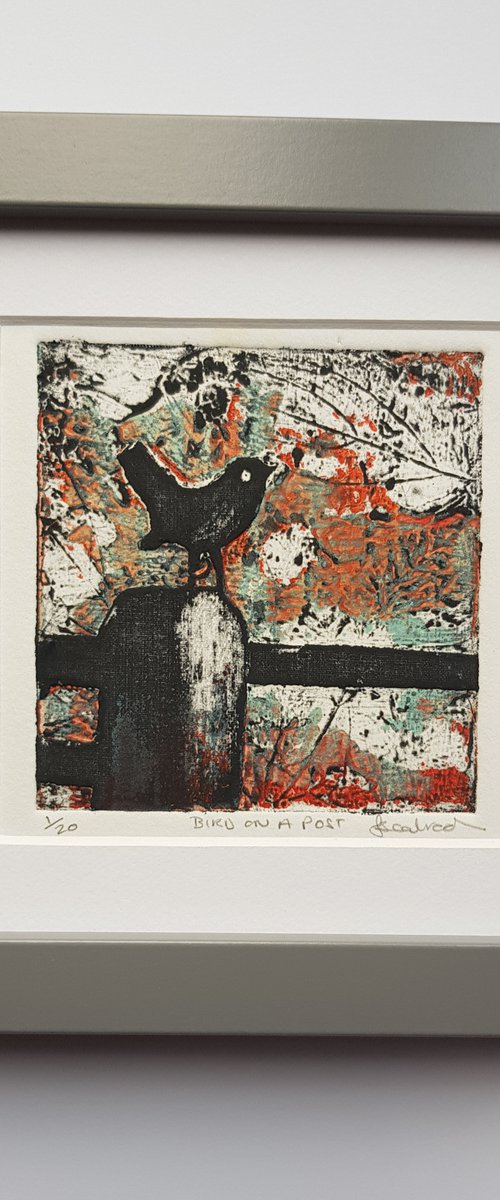 Bird on a Post by Jay Seabrook