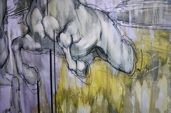 Carousel of Rain and Sun. Horses