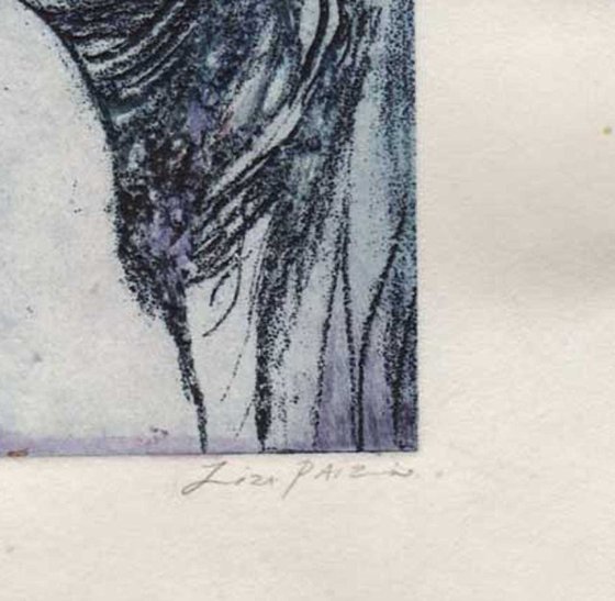 Kiss - Lovers limited edition etching of two lovers