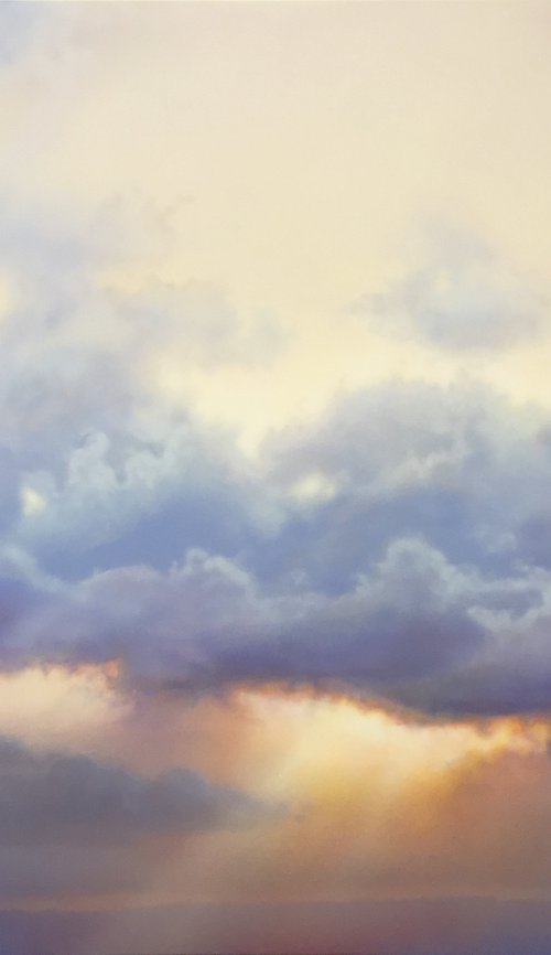 Powdered Veil (158 x 114 cm) by David Tracey