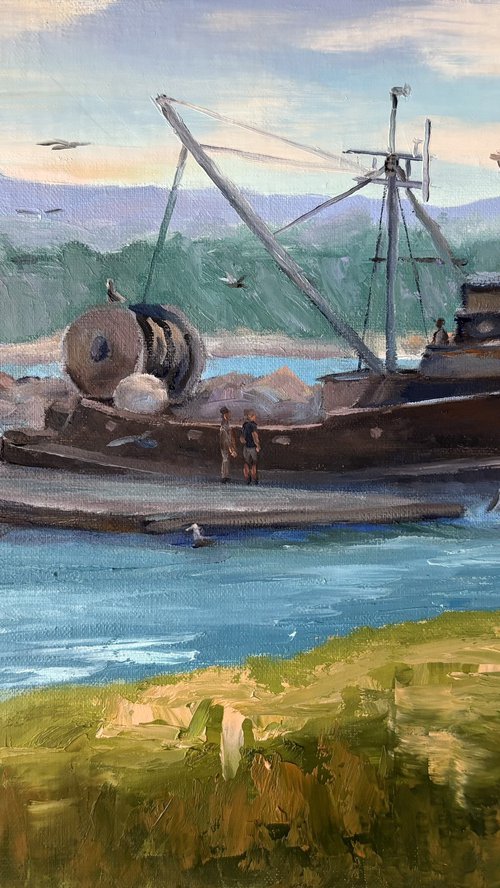 Crane Vessel by Grace Diehl