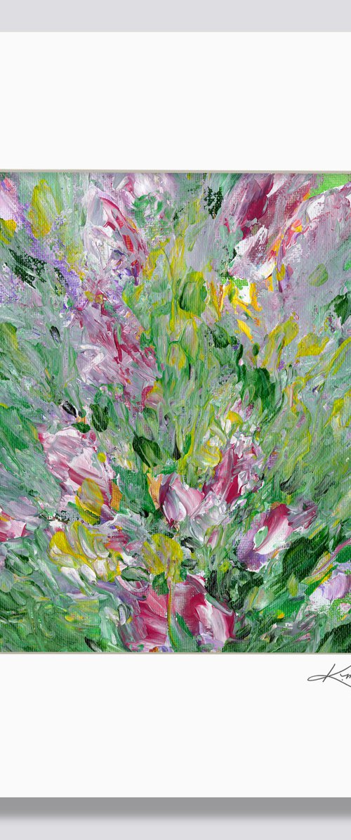 Floral Melody 38 - Floral Abstract Painting by Kathy Morton Stanion by Kathy Morton Stanion
