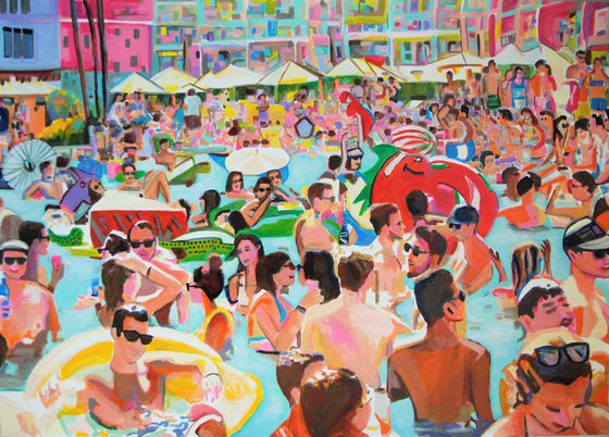 Pool Party III / 101 X 72