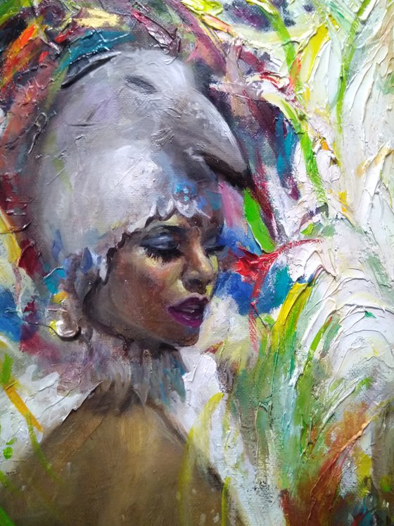 Carnival- Impasto Oil Painting