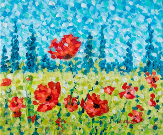 Red Poppies #001