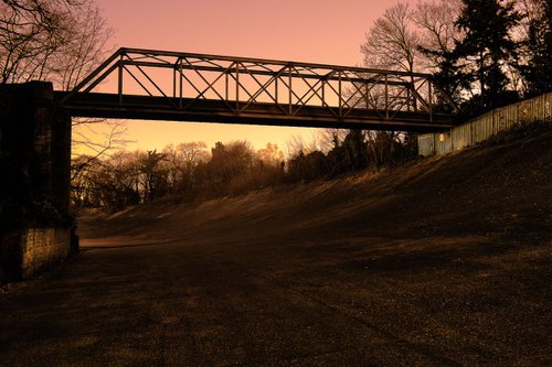 Brooklands Member's Bridge by Douglas Kurn