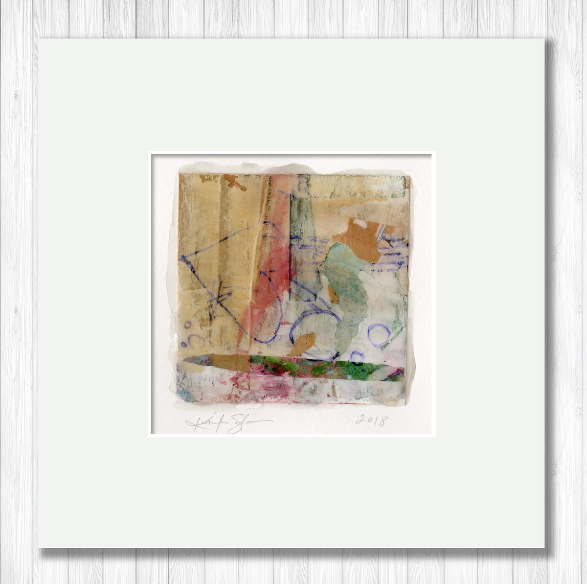 Mixed Media Abstract 2 - Abstract Painting by Kathy Morton Stanion by Kathy Morton Stanion