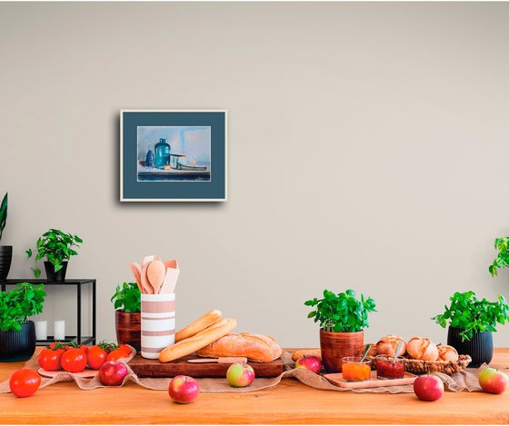 Blue Green Still Life