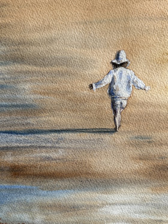 Little Steps by the Ocean