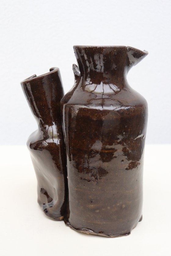 Two broken/connected vessels