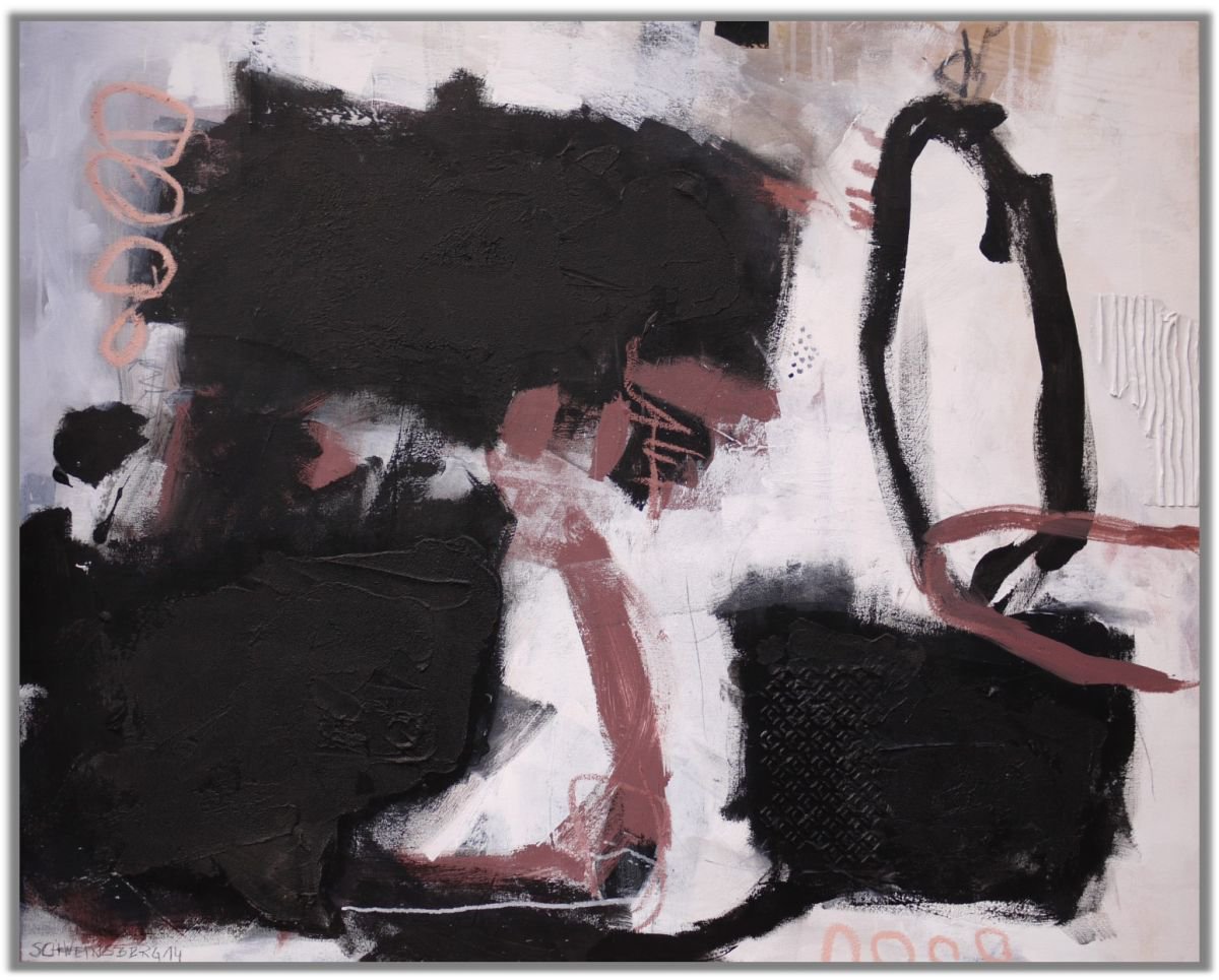 Black Plays With Dusky Pink by Daniela Schweinsberg