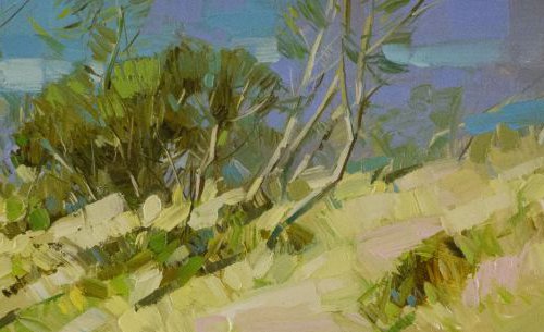 Vibrant Summer Handmade oil painting One of a kind by Vahe Yeremyan