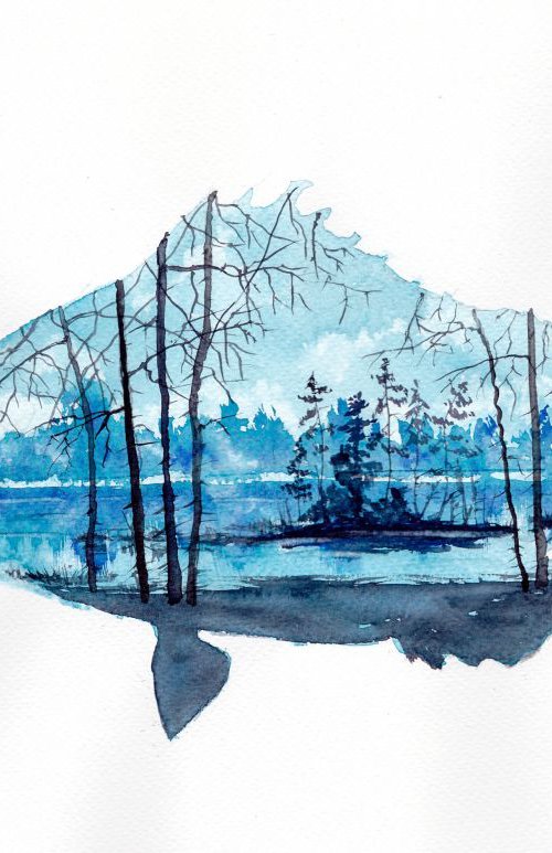 Forest Fish. by Yulia Schuster
