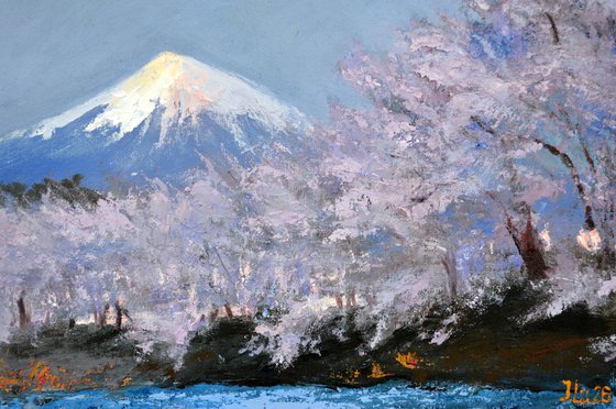 Purple Twilight over Fuji