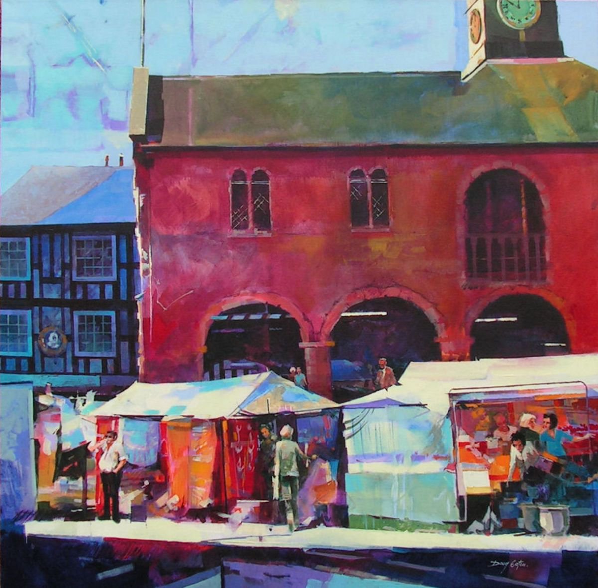 Market Day, Ross-On-Wye by Doug Eaton