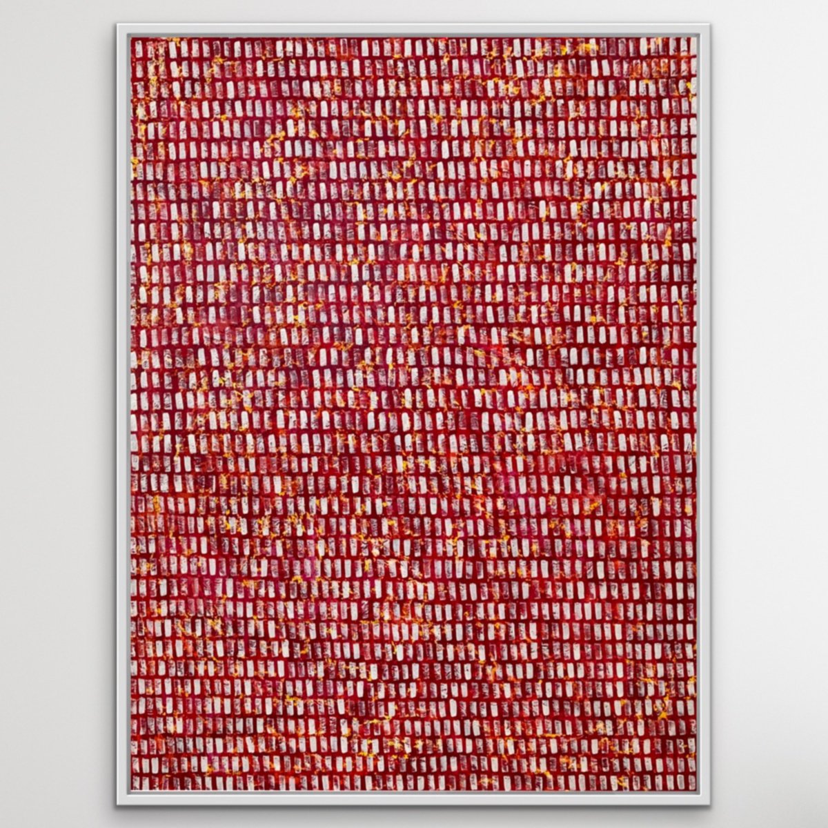 Expressive Abstract Acrylic Painting By Ketki Fadnis, 36 X 48", Rhythmic Passion, Original Artwork