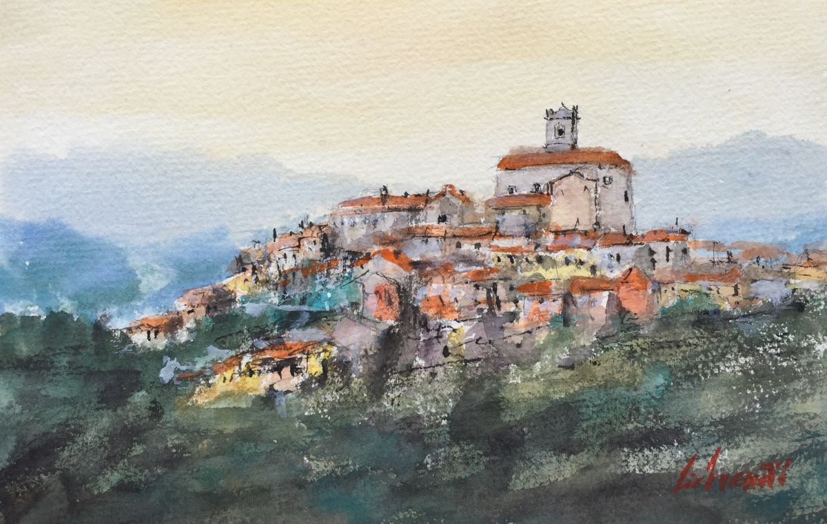 View on Ponzano Superiore by Tihomir Cirkvencic