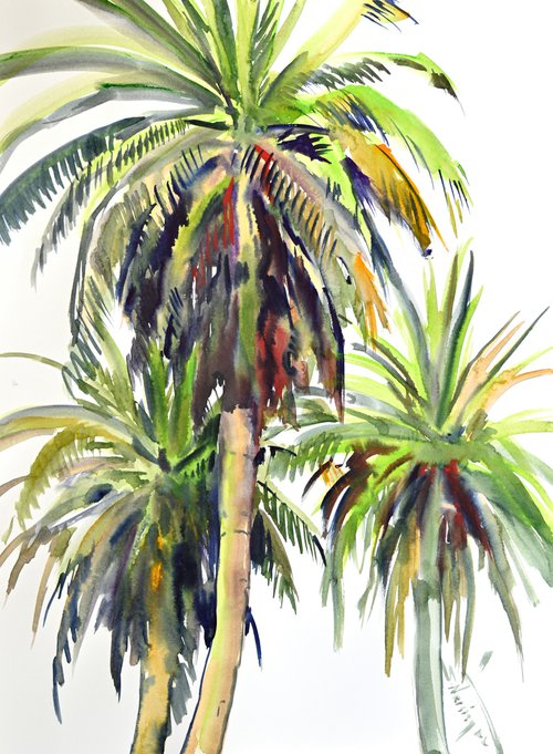 Palm Trees From Beverly Hills by Suren Nersisyan