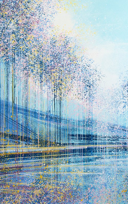 Spring Blossom Trees In Bright Light by Marc Todd