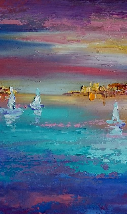 City on water by Anastasia Kozorez