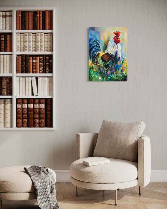 Cute rooster