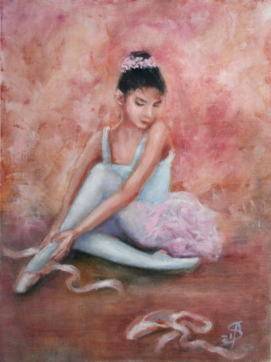 Ballerina III / ORIGINAL PAINTING by Salana Art Gallery